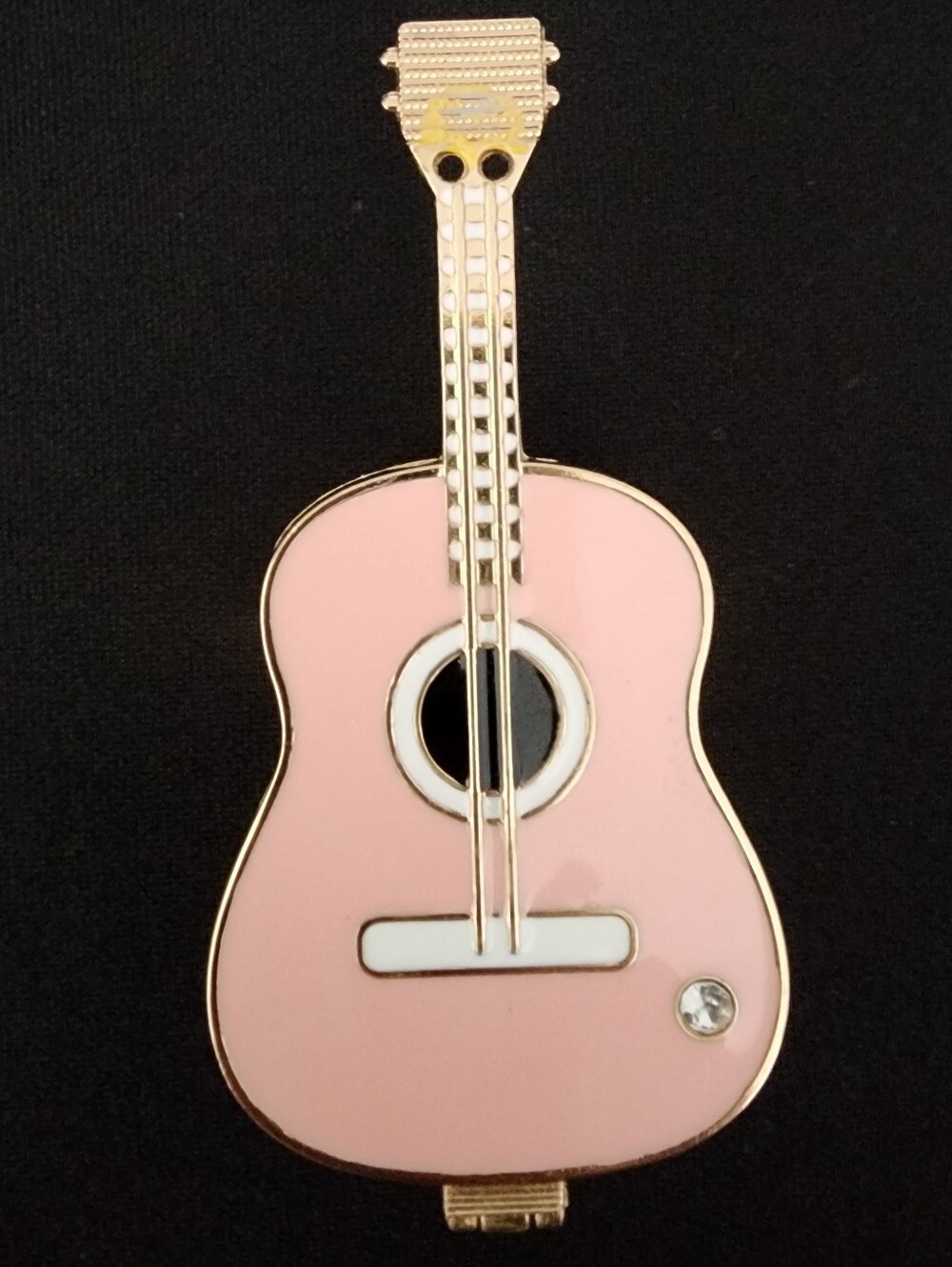 Pink Enamel Guitar Small Case